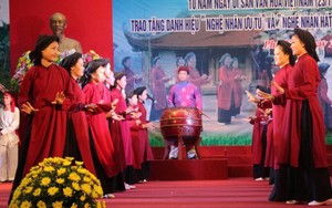 Hát Xoan sẽ trở thành di sản văn hóa phi vật thể đại diện của nhân loại