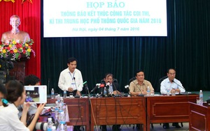 Thi THPT quốc gia 2016: Chậm nhất 20/7 sẽ công bố kết quả