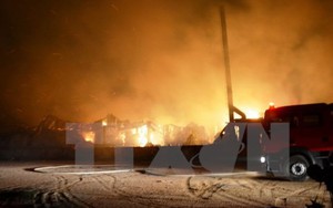 Cháy kinh hoàng ở khu công nghiệp Minh Hưng-Hàn Quốc 2