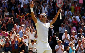 Federer ngược dòng ngoạn mục, vào bán kết Wimbledon 2016