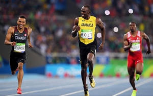 Usain Bolt không còn cười một mình khi cán đích