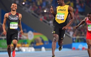 ẤN TƯỢNG: Usain Bolt nhảy cực đẹp trước thời khắc chạy 200m nam