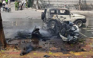 Tin mới nhất về vụ nổ xe ở Quảng Ninh: Chưa rõ danh tính hành khách tử nạn