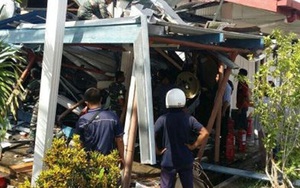 Trực thăng quân sự chở 13 lính đâm vào trường học