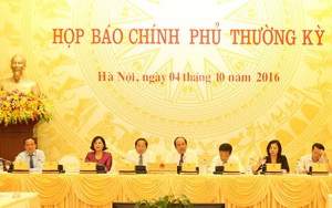 Họp báo Chính phủ: giải đáp hàng loạt vấn đề 'nóng'