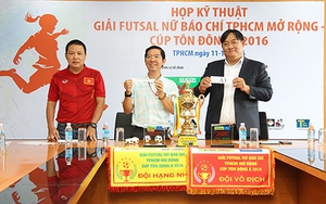 Giải futsal nữ Báo chí TP.HCM mở rộng 2016: Thêm sân chơi cho chị em làng báo