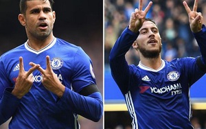 CẢM ĐỘNG: Diego Costa và Eden Hazard ghi bàn, tưởng nhớ người mẹ quá cố của Willian