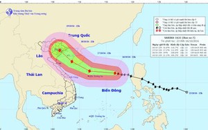 Bão số 7 cách Hoàng Sa khoảng 120km