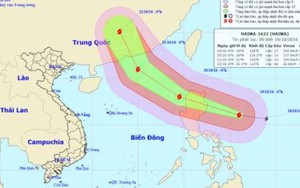 Bão số 7 suy yếu, siêu bão Haima mạnh lên, có thể gây mưa và ngập lụt