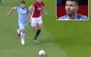 CĐV choáng khi Aguero 'hít khói' lão tướng Carrick