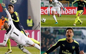 10 khoảnh khắc VÀNG trong tuyệt phẩm của Mesut Oezil vào lưới Ludogorets