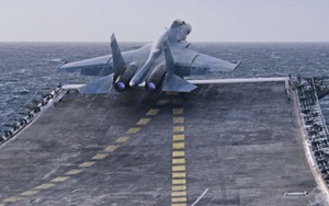 Tàu sân bay Nga đã đến Syria, dàn phi cơ giương oai bên bờ biển