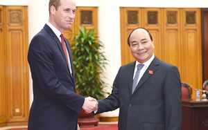 Thủ tướng Nguyễn Xuân Phúc tiếp Hoàng tử Anh William
