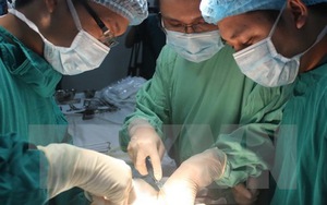 Phẫu thuật cắt khối u túi mật 'kỷ lục' 1,2 kg cho bệnh nhân 62 tuổi