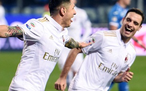 Empoli 1-4 Milan: Suso, Lapadula tỏa sáng, Milan lên nhì bảng