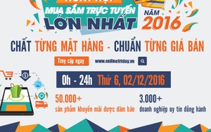 Chờ ngày Online Friday 2/12 để 'săn' hàng giá rẻ