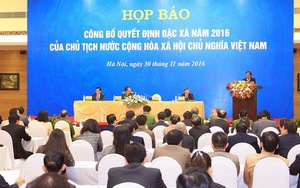 14 người mang quốc tịch nước ngoài được Chủ tịch nước đặc xá