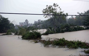 Các tỉnh ven biển từ Quảng Ngãi đến Ninh Thuận mưa to, lũ đang lên