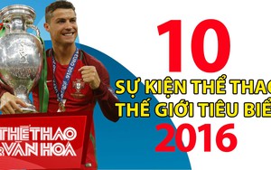 10 sự kiện thể thao quốc tế tiêu biểu 2016