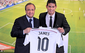 Thất bại của James Rodriguez khiến giấc mơ của Florentino Perez tan vỡ
