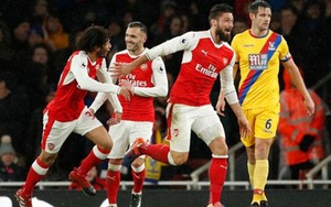 Arsenal 2–0 Crystal Palace: Giroud lập siêu phẩm, Arsenal bỏ túi 3 điểm