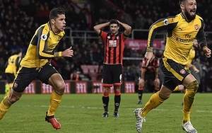 ĐIỂM NHẤN Bournemouth 3-3 Arsenal: Hàng thủ Arsenal như mơ ngủ, Giroud là thần tài. Cuộc đua Top 4 cực căng thẳng