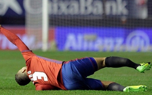Vòng đấu ĐEN ĐỦI của Liga: Sau Vidal, thêm một cầu thủ nữa cũng gãy chân