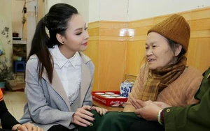 Hoa hậu biển Thùy Trang nấu bữa cơm yêu thương, tri ân cựu nữ thanh niên xung phong