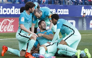 ĐIỂM NHẤN Atletico 1-2 Barca: Messi siêu hạng & Bản lĩnh nhà vô địch