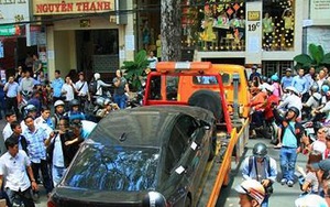Hàng loạt xế hộp bị Phó Chủ tịch quận 1 Đoàn Ngọc Hải lệnh kéo về phường