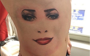 KỲ DỊ: Cầu thủ xăm khuôn mặt vợ lên mạng sườn