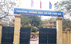 Hà Nội: Giáng chức, chuyển công tác Hiệu trưởng Trường THCS Phú Đô