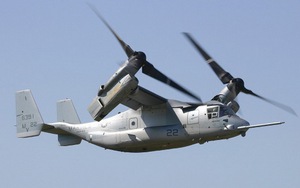 Mỹ trang bị vũ khí bắn đạn 'vô hình' cho trực thăng V-22 Osprey