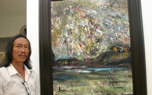 Gặp 'Lâm mặt thẹo' - họa sĩ hay bị nhầm là... giang hồ