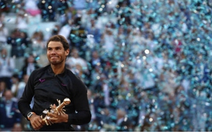 Lần thứ 5 vô địch Madrid Masters, Nadal san bằng kỷ lục của Djokovic, qua mặt Federer