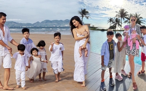 Gia đình sao Việt đông con nhất showbiz, Oanh Yến xếp đầu với 6 nhóc