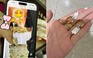 Cô dâu chú rể ngã ngửa khi được bạn thân mừng 2 chỉ vàng giả trong đám cưới