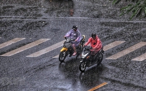 Nhiều khu vực trên cả nước có mưa