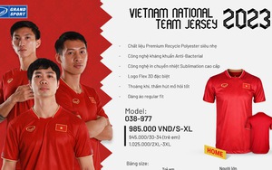 Đội tuyển Việt Nam trình diện mẫu áo đấu mới cho năm 2022, 2023