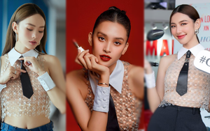 Pha đụng hàng 'nguy hiểm': Tiểu Vy, Thuỳ Tiên và Minh Hằng cùng mặc chung tấm áo gây hiểu lầm