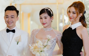 Lan Khuê và sao Việt đổ bộ tiệc cưới của Hoa hậu Ngân Anh, 1 nhân vật trong dàn phụ dâu gây bất ngờ 