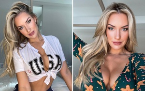 Người đẹp làng golf khoe thân hình nóng bỏng với áo đấu ĐT Mỹ