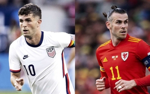 Đội hình dự kiến Mỹ vs Xứ Wales: Pulisic đối đầu Bale