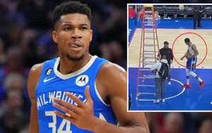 Toàn cảnh vụ xô xát khiến Giannis Antetokounmpo xô đổ chiếc thang ở Philadelphia 76ers