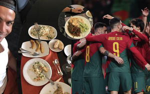 Siêu sao Ronaldo được đầu bếp thiết kế cả chục thực đơn riêng, tuyển Bồ Đào Nha cũng ăn kiêng nghiêm ngặt suốt mùa World Cup