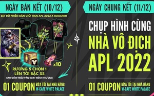 Liên Quân công bố giá vé xem trận Chung kết APL 2022 cao kỷ lục, chưa mở bán fan đã rủ nhau đặt mua