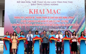 Khai mạc trưng bày 'Hành trình di sản văn hóa Hùng Vương'