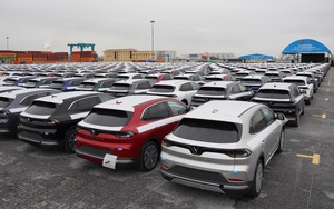 Lô VinFast VF 8 nghìn tỷ được chở bằng tàu riêng sang Mỹ: Chỉ là phần rất nhỏ giao trước