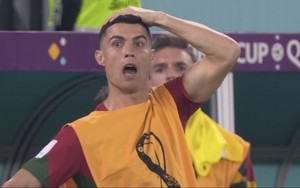 Ronaldo hốt hoảng vì thủ môn Bồ Đào Nha suýt bị "ăn cắp trứng gà" ở phút bù giờ cuối