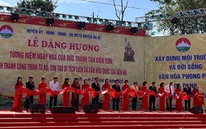 Hà Nội: Tưởng niệm ngày hóa Đức Thánh Tản Viên Sơn và khánh thành công trình tu bổ tôn tạo đền Hạ